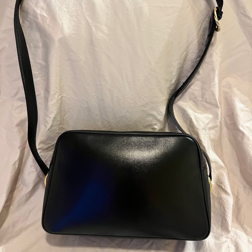 Vintage Lanvin Shoulder Bag - black leather - Picture 5 of 12